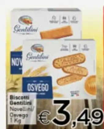 Crai Gentilini Biscotti 1kg offerta