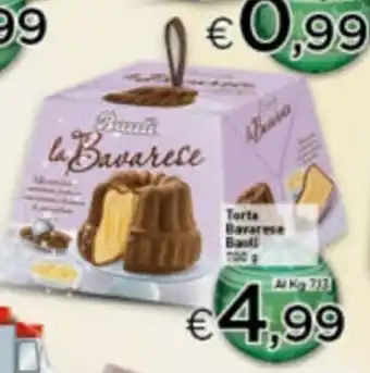 Crai Bauli Torta Bavarese 700g offerta