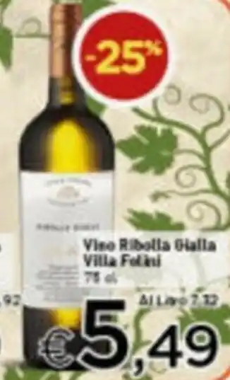 Crai Villa Folini Vino Ribolla Gialla 75cl offerta