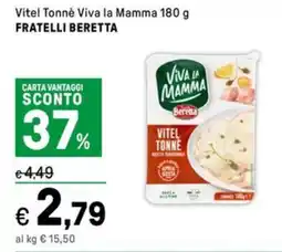 Iper La Grande Vitel Tonné Viva la Mamma FRATELLI BERETTA offerta