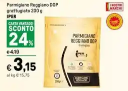 Iper La Grande Parmigiano Reggiano DOP grattugiato IPER offerta