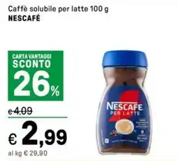 Iper La Grande Caffè solubile per latte NESCAFÉ offerta