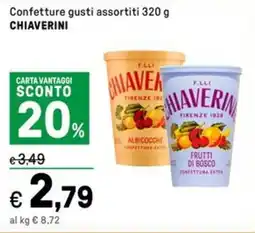 Iper La Grande Confetture gusti assortiti CHIAVERINI offerta