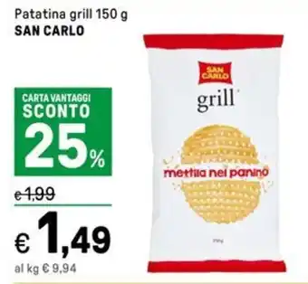 Iper La Grande Patatina grill SAN CARLO offerta