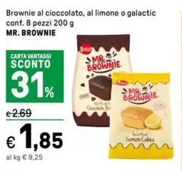 Iper La Grande Brownie al cioccolato, al limone o galactic MR. BROWNIE offerta