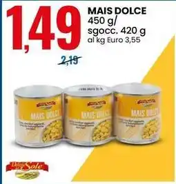 Eurospin Mais dolce Delizi Sole offerta