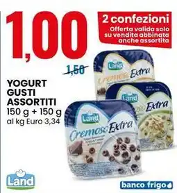 Eurospin Yogurt gusti assortiti Land offerta