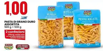 Eurospin TRE MULINI Pasta di grano duro assortita offerta