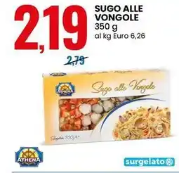 Eurospin Sugo alle vongole ATHENA offerta