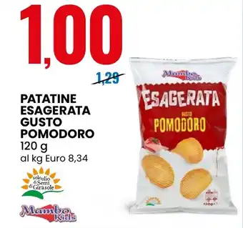 Eurospin Patatine esagerata gusto pomodoro Mambo Kids offerta