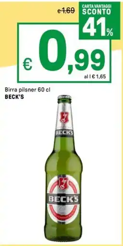 Iper La Grande Birra pilsner BECK'S offerta