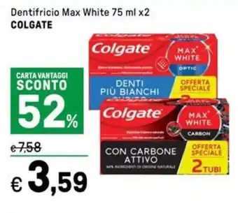 Iper La Grande Dentifricio Max White COLGATE offerta