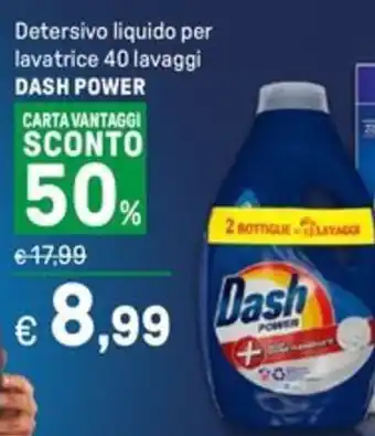 Iper La Grande Detersivo liquido per lavatrice  DASH POWER offerta