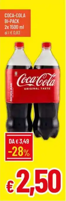 Galassia Coca-cola bi-pack offerta