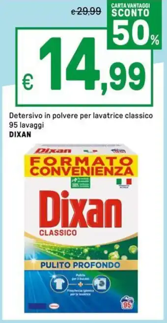 Iper La Grande Detersivo in polvere per lavatrice classico DIXAN offerta