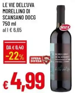 Galassia Le vie dell'uva morellino di scansano docg offerta