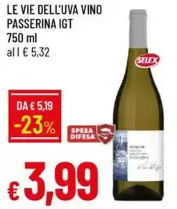 Galassia Le vie dell'uva vino passerina igt offerta