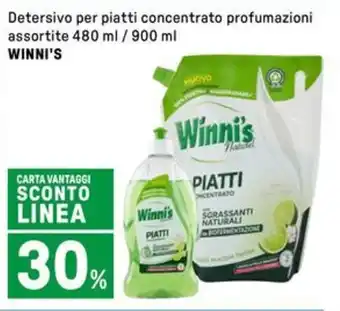 Iper La Grande Detersivo per piatti concentrato WINNI'S offerta