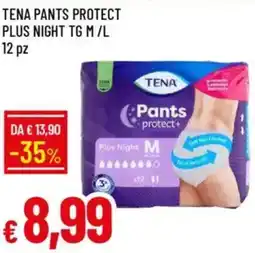 Galassia Tena pants protect plus night tg m/l offerta