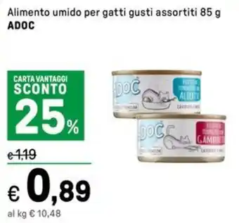 Iper La Grande Alimento umido per gatti gusti assortiti ADOC offerta