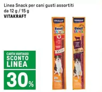 Iper La Grande Linea Snack per cani gusti assortiti VITAKRAFT offerta