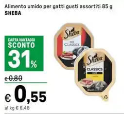 Iper La Grande Alimento umido per gatti gusti assortiti SHEBA offerta