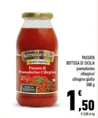 Conad Passata BOTTEGA DI SICILIA offerta