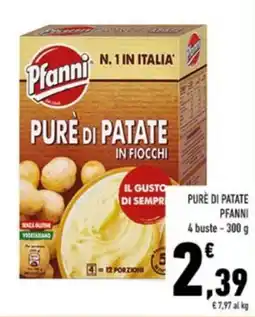 Conad Purè di patate PFANNI offerta