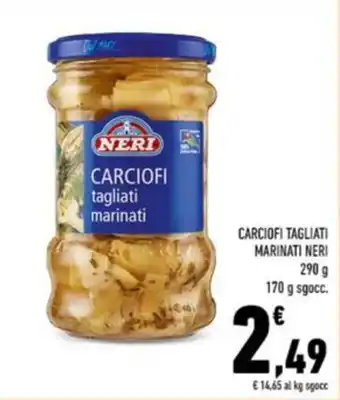 Conad Carciofi tagliati marinati NERI offerta