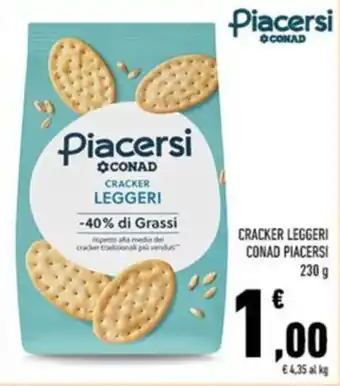 Conad Cracker leggeri CONAD PIACERSI offerta