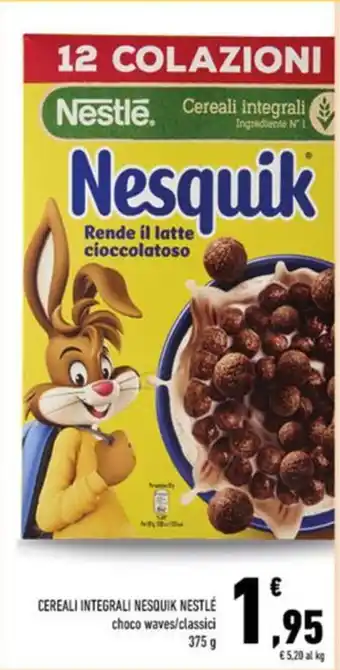 Conad Cereali integrali nesquik NESTLÉ offerta