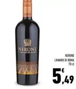 Conad Nerone l'amaro di roma offerta