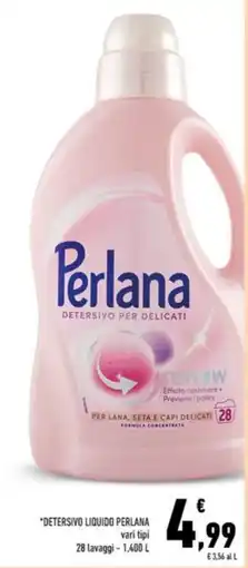 Conad Detersivo liquido PERLANA offerta