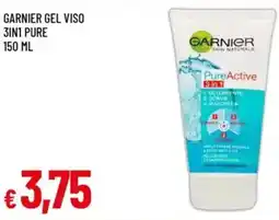 Galassia Garnier gel viso 3in1 pure offerta