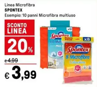 Iper La Grande Linea Microfibra SPONTEX offerta