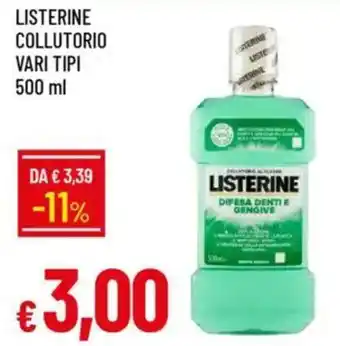 Galassia Listerine collutorio vari tipi offerta