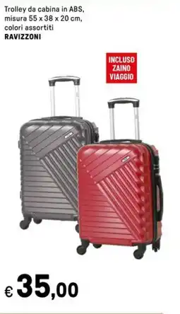 Iper La Grande Trolley da cabina in ABS, RAVIZZONI offerta