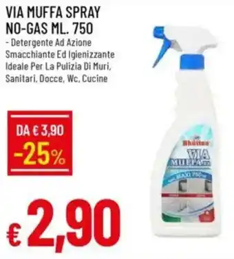 Galassia Via muffa spray no-gas offerta