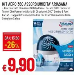 Galassia Kit aero 360 assorbiumidita' ariasana offerta