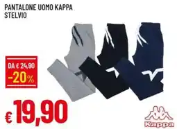 Galassia Pantalone uomo kappa stelvio offerta