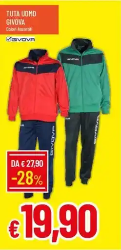 Galassia Tuta uomo givova colori assortiti offerta