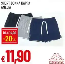 Galassia Short donna kappa amelia offerta