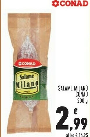 Conad Conad salame milano offerta