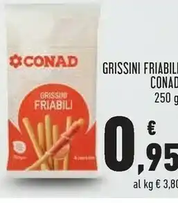 Conad Conad - grissini friabili 250 g(ml) offerta