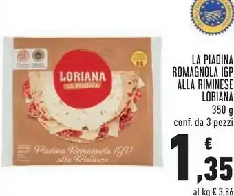 Conad La piadina 350 g(ml) offerta
