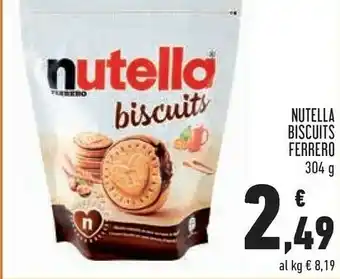 Conad Nutella biscuits 304 g(ml) offerta