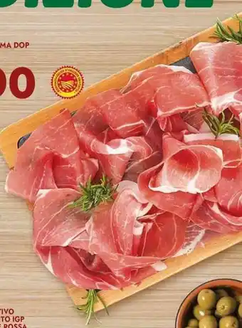 Bennet Prosciutto crudo di parma dop stagionatura 16 mesi al kg offerta