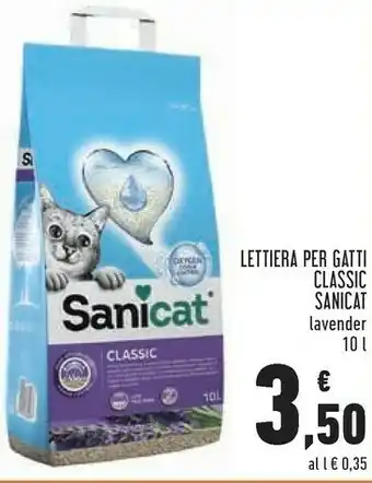Conad Sanicat lettiera per gatti classic offerta