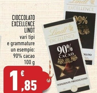 Conad Excellence 90% cacao 100 g(ml) offerta
