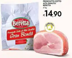 Bennet Prosciutto cotto alta qualità beretta al kg offerta